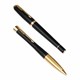 Набор PARKER "Urban Black GT": шариковая ручка синяя и перьевая ручка синяя, 2093381 144352