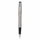 Набор PARKER "Jotter Stainless Steel GT": шариковая ручка синяя и перьевая ручка синяя, 2093258 144361