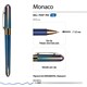 Ручка шариковая BRUNO VISCONTI "MONACO PEARL", СИНЯЯ, темно-синий корпус, линия 0,4 мм, 20-0125/84 144565