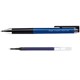 Ручка гелевая автоматическая PILOT Synergy Point, СИНЯЯ, корпус синий, линия 0,25 мм, BLRT-SNP5 L 144707