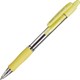 Ручка шариковая автоматическая с грипом PILOT Super Grip, СИНЯЯ, желтые детали, линия 0,21 мм, BPGP-10R-F, BPGP-10R-F Y 144716