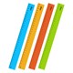 Линейка пластиковая 30 см ПИФАГОР, неоновая, ассорти, 210838 210838