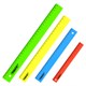 Линейки пластиковые 15, 20, 25, 30 см неоновые, ПИФАГОР, НАБОР 4 шт., непрозрачные, европодвес, 210906 210906