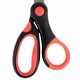 Ножницы BRAUBERG "Office", 160 мм, красно-черные, прорезиненные ручки, 2-х сторонняя заточка, 231564 231564