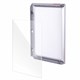 Рамка настенная для рекламы БОЛЬШОГО ФОРМАТА (297х420 мм), алюминиевая, прижимные стороны, BRAUBERG, 232204 232204