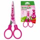Ножницы 130 мм с цветной печатью "Поросята", розовые, закругленные, BRAUBERG KIDS, 232272 232272