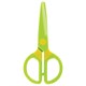 Ножницы ЮНЛАНДИЯ "МУЛЬТЯШКИ", 125 мм, с безопасными пластиковыми лезвиями, зеленые, 236983 236983