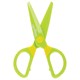 Ножницы ЮНЛАНДИЯ "МУЛЬТЯШКИ", 125 мм, с безопасными пластиковыми лезвиями, зеленые, 236983 236983