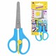 Ножницы ЮНЛАНДИЯ, 130 мм, с усилителем и линейкой, эргономичные ручки, голубые, 238344 238344