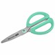 Ножницы 137 мм, резиновые рукоятки, пастельный мятный, чехол на лезвии, BRAUBERG KIDS, 238354 238354
