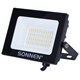 Прожектор светодиодный 20 Вт, 6500 К, 1600 Лм, 20 м2, IP65, 122x84x26 мм, черный, SONNEN, 238412 238412