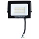 Прожектор светодиодный 20 Вт, 6500 К, 1600 Лм, 20 м2, IP65, 122x84x26 мм, черный, SONNEN, 238412 238412