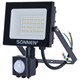 Прожектор светодиодный с датчиком движения 20 Вт, 6500 К, 1600 Лм, 20 м2, IP65, 122х146х51 мм, черный, SONNEN, 238416 238416