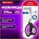 Ножницы BRAUBERG "BOMB", 170 мм, графитовый цвет, 2-х сторонняя заточка, эргономичные, 238857 238857