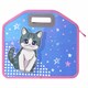 Папка-сумка ЮНЛАНДИЯ, 1 отделение, фетровые ручки, 34х30х11 см, Anime cat, 272204 272204