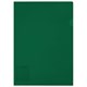 Папка-уголок жесткая, непрозрачная (тонированная), А4, BRAUBERG UNIVERSAL, зеленая, 0,18 мм, 273057 273057