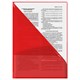 Папка-уголок 2 кармана, непрозрачная, А4, BRAUBERG "SPECIAL", красная, 0,18 мм, 273061 273061