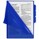 Папка-уголок 3 отделения, жесткая, непрозрачная, А4, BRAUBERG "SPECIAL", синяя, 0,15 мм, 273063 273063