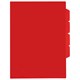 Папка-уголок 3 отделения, жесткая, непрозрачная, А4, BRAUBERG "SPECIAL", красная, 0,15 мм, 273064 273064