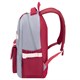 Рюкзак HEIKKI GOODLY (ХЕЙКИ) универсальный, 2 отделения, отделение для ноутбука, серый/красный, 46x33x18 см, 273869 273869