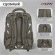 Рюкзак HEIKKI DESERTED (ХЕЙКИ) универсальный, 3 отделения, эргономичный, багажная лента, хаки, 47х33х17 см, 273877 273877