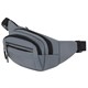 Сумка на пояс HEIKKI PROMPT (ХЕЙКИ), 2 отделения, регулируемый ремень, светоотражающие элементы, серая, 35х14х4см, 273925 273925