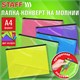 Папка-конверт на молнии А4 (230х333 мм), ПВХ, цвет ассорти/прозрачная, 0,15 мм, STAFF, 274076 274076
