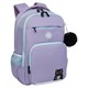 Рюкзак GRIZZLY школьный, анатомическая спинка, 2 отделения, для девочек, "CATCAO", лавандовый, 40х25х13 см, RG-564-2/3 274195