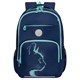 Рюкзак GRIZZLY школьный, анатомическая спинка, 2 отделения, для девочек, "AZURE", 40х25х13 см, RG-564-4/1 274197
