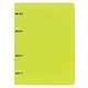 Тетрадь на кольцах А5 160х215 мм, 80 л., пластик, клетка, BRAUBERG, "Салатовый", 403250 403250