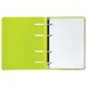 Тетрадь на кольцах А5 160х215 мм, 80 л., пластик, клетка, BRAUBERG, "Салатовый", 403250 403250