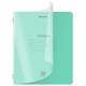 Тетрадь обложка пластик (прозрачный) 24 л., линия, BRAUBERG "Smart Cover", ЗЕЛЕНАЯ, 405035 405035