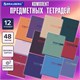 Тетради предметные, КОМПЛЕКТ 12 ПРЕДМЕТОВ, 48 л., обложка картон, BRAUBERG "VIBE", 405163 405163