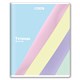 Тетрадь А5 48 л. BRAUBERG скоба, клетка, выборочный лак, кросс-серия PASTEL, 405189 405189