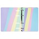 Тетрадь на кольцах А5 160х212 мм, 120 л., картон, матовая ламинация, клетка, BRAUBERG, кросс-серия PASTEL, 405197 405197