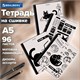 Тетрадь А5 96 л. BRAUBERG, на сшивке с корешком, клетка, обложка картон, "Кот-Непоседа", 405292 405292