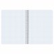 Тетрадь А5, 48 л., BRAUBERG, гребень, клетка, матовая ламинация, "Knowledge" (микс в спайке), 405324 405324
