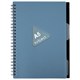 Тетрадь обложка пластик, А5 80 л., гребень, 4 разделителя, клетка, BRAUBERG, синий, 405368 405368
