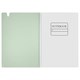 Тетрадь обложка пластик, А4 80 л., гребень мягкий, вырубка для ручки, клетка, BRAUBERG, светло-зеленый, 405373 405373