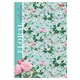 Тетрадь А4 80 л., HATBER, гребень, клетка, матовая ламинация, "Floral collection" (микс в спайке), 082972, 80Т4лВ1гр 405420