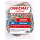 Резинки банковские универсальные диаметром 60 мм, ОФИСМАГ 100 г, цветные, натуральный каучук, 440120 440120