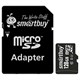 Карта памяти micro SDXC, 128 GB, SMARTBUY, UHS-1 U1, 80 Мб/сек. (class 10), с адаптером, SB128GBSDCL1001 512809