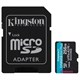 Карта памяти microSDXC 256GB KINGSTON Canvas Go Plus UHS-I U3, 170 Мб/с (class 10), SDCG3/256GB 513647