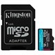 Карта памяти microSDXC 512 GB KINGSTON Canvas Go Plus, UHS-I U1, 170 Мб/с (class 10), с адаптером, SDCG3/512Gb 514061