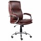 Кресло офисное BRABIX PREMIUM "Cuba EX-542", экокожа, коричневое, 532550 532550