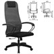Кресло BRABIX PREMIUM "Ultimate EX-800" пластик, плотная двойная сетка Х2, черное/серое, 532915 532915