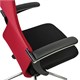 Кресло офисное BRABIX PREMIUM "Ultimate EX-801" хром, плотная двойная сетка Х2, черное/красное, 532921 532921
