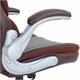 Кресло BRABIX PREMIUM "Phantom EX-553", рециклированная кожа, регулируемый подголовник, коричневое, 532941 532941