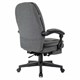Кресло офисное CH-868MSG-BF, синхромеханизм, вибромодуль, подставка для ног, ткань, серое, 1998751 533183