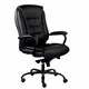 Кресло офисное "Ровер" CH-708, усиленное, НАГРУЗКА до 150 кг, экокожа, черное 533184
